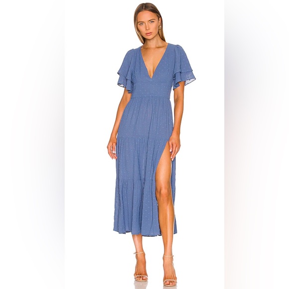 Line & Dot - Blue maxi dress - Picture 1 of 11